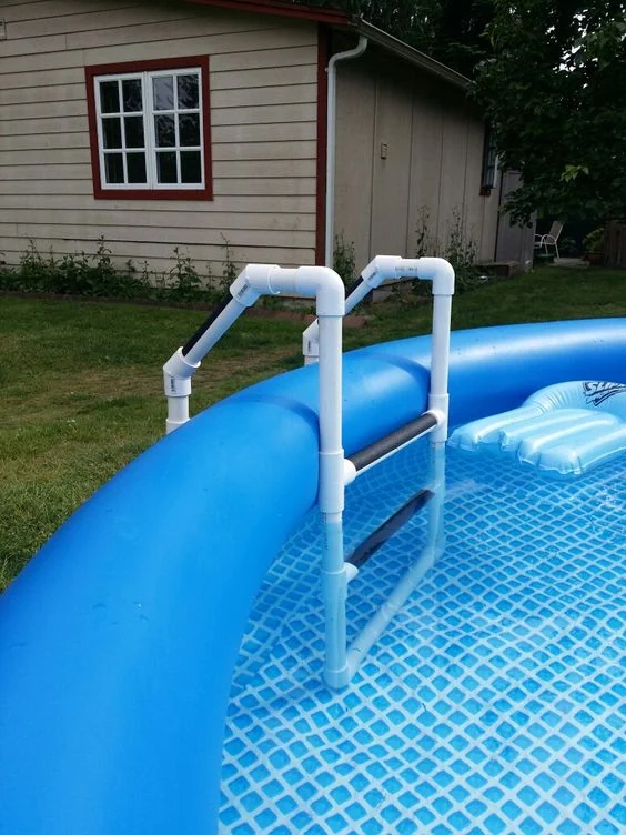 How to Build Above Ground Pool Ladder Diy above ground pool ladder / stairs