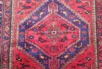 red and blue oriental rug Red blue 7×10 vintage rug tribal oriental persian rug