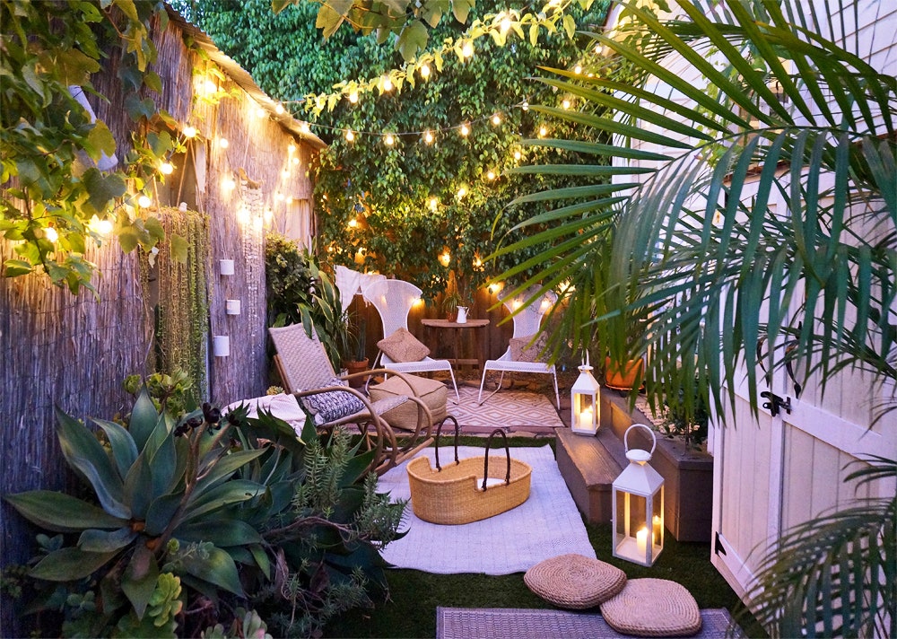 Small Outdoor Gardens small outdoor spaces cute