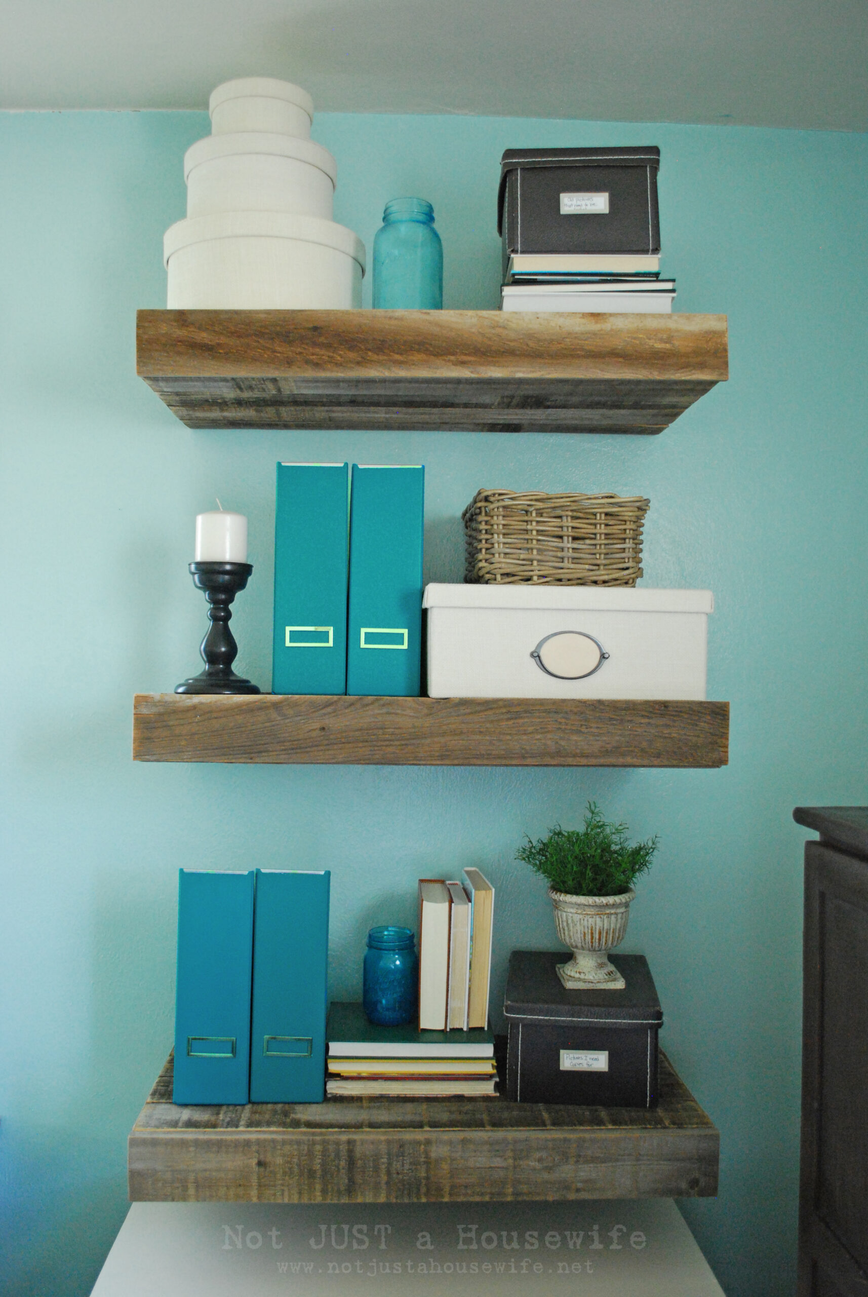 Shelves Shelves floating wood reclaimed office shelf diy wall drawer shelving made old decor secret drawers wooden hidden pallets notjustahousewife timber