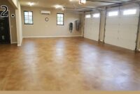 DIY Garage Floor Stain Epoxy flooring