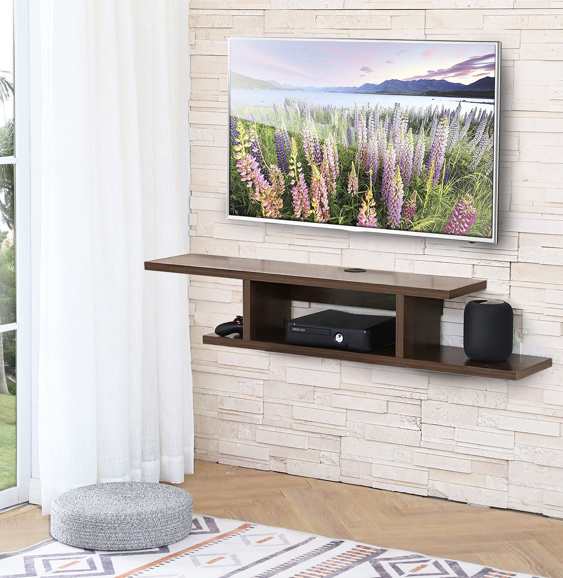 wall mount tv stand with shelves Altramount tv stands from the altra furniture – homesfeed