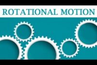 Rotational Rotational motion formulas list