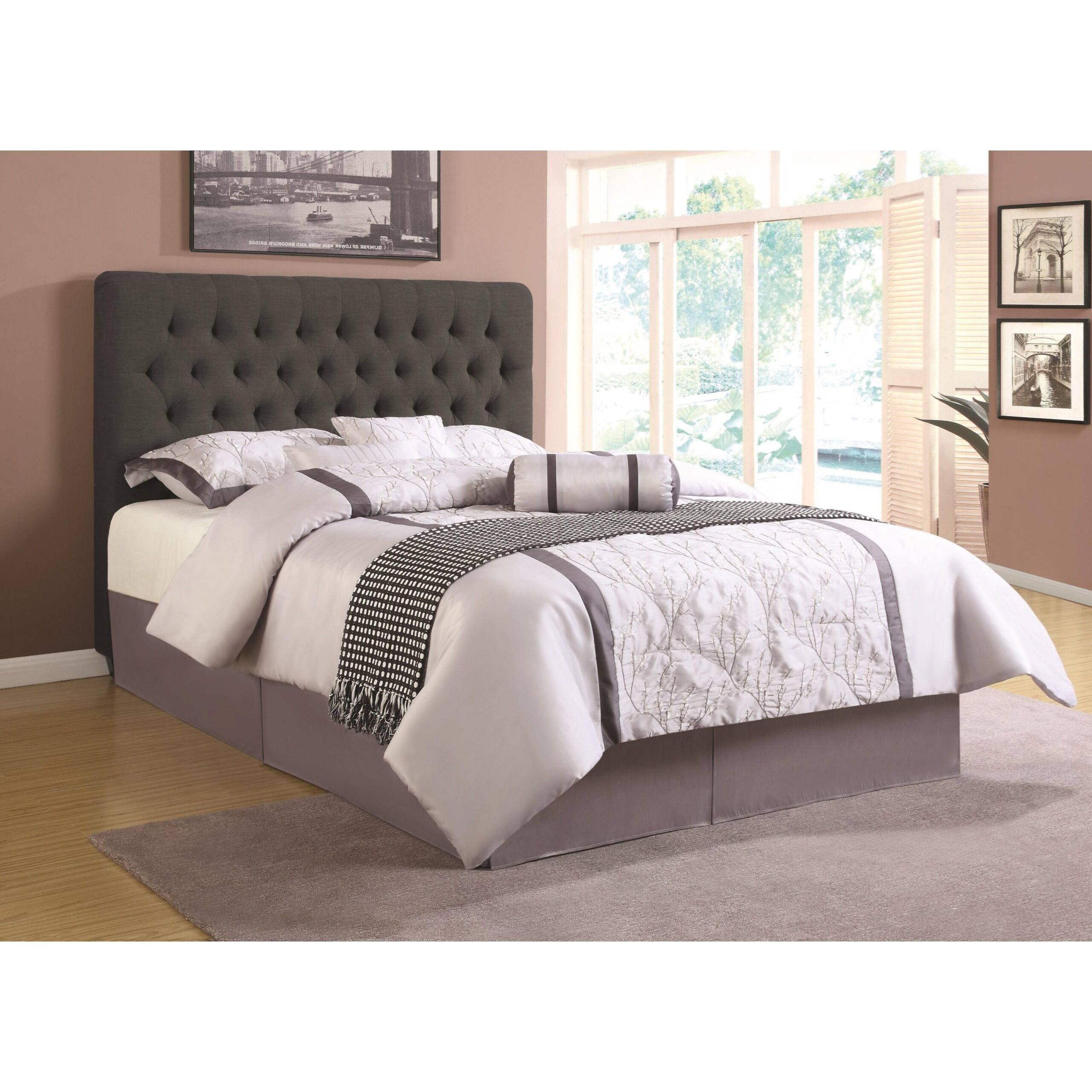 Upholstered Bassett custom upholstered beds queen vienna upholstered headboard and