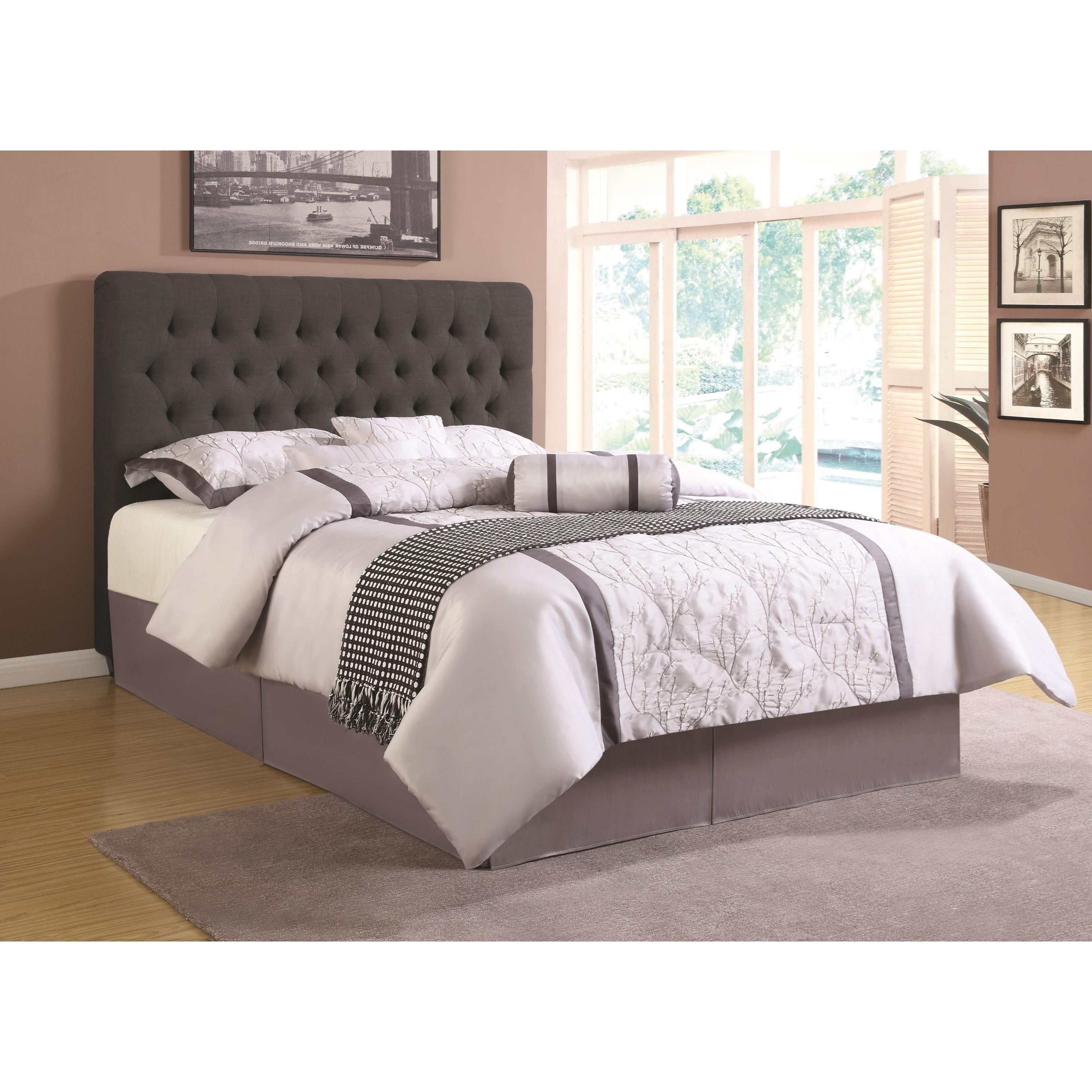 Coaster Upholstered Beds Queen Upholstered Headboard with Tufting in