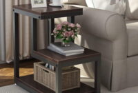 modern end tables for bedroom Vecelo modern end table with 1 drawer and shelf black nightstand accent