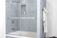 sliding glass shower doors for tub Dreamline infinity-z 60-inch x 60-inch framed sliding tub/shower door