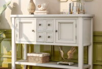 Console Table Storage Cabinet Cabinet sideboard cupboard waguespack hallway urrutia