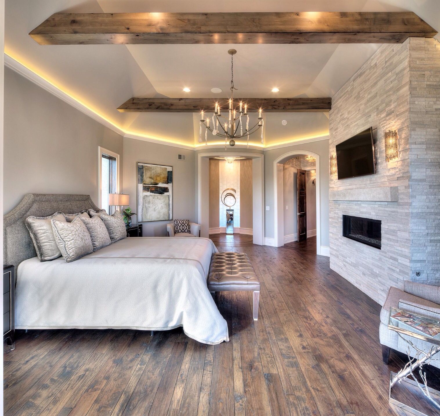 master bedroom with wood floors Light master flooring bedroom wood wooden bedrooms floors steals spacious walls adds texture pattern