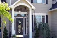 front door colors for grey house Worth pinning: gray door or teal door? how about both?