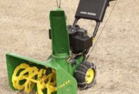 John Deere 52 Walk Behind Mower Deere john walk behind snow blower manual snowblower service