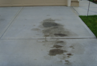 remove oil stains from garage floor Guide to cleaning garage floors