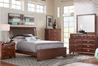 Rooms to Go Cherry Bedroom Set Cortinella cherry 5 pc queen panel bedroom