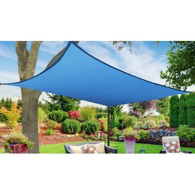 Shadesheet Boen Shadesheet by boen sun shade sail canopy, square, red, 12' x 12