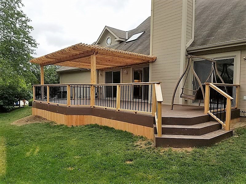 Deck Deck wood restoration cedar stain staining refinishing cleaned restored beautiful