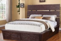 king platform bed with storage underneath Diy king size platform bed with storage and headboard