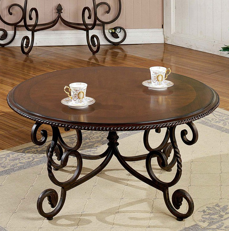 round wood and metal coffee table Drum fastfurnishings hiltonfurnitures