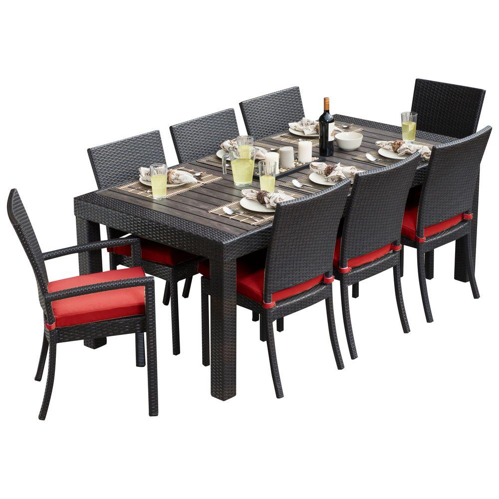 Rst Brands Deco 9 Piece Patio Dining Set Rst brands deco 9 piece patio dining set