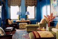 decorating with red and blue oriental rug Oriental rugs chesterfield