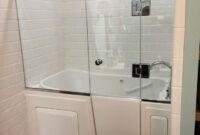 walk in tub and shower combo Shower tub combo modern walk bath bathroom combination bathtub tubs small truly bathrooms contemporary enclosure corner badkamer bathtubs sink designs