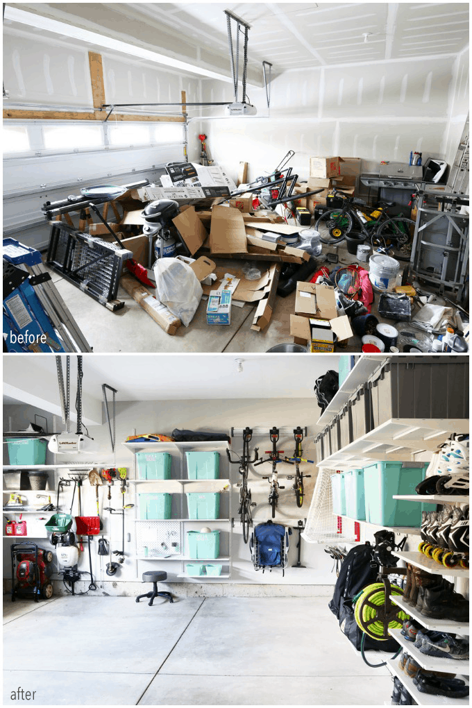 how to organize a messy garage 10 best small garage storage ideas 2020