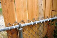 add privacy to chain link fence Add privacy to your fence with chain link slats