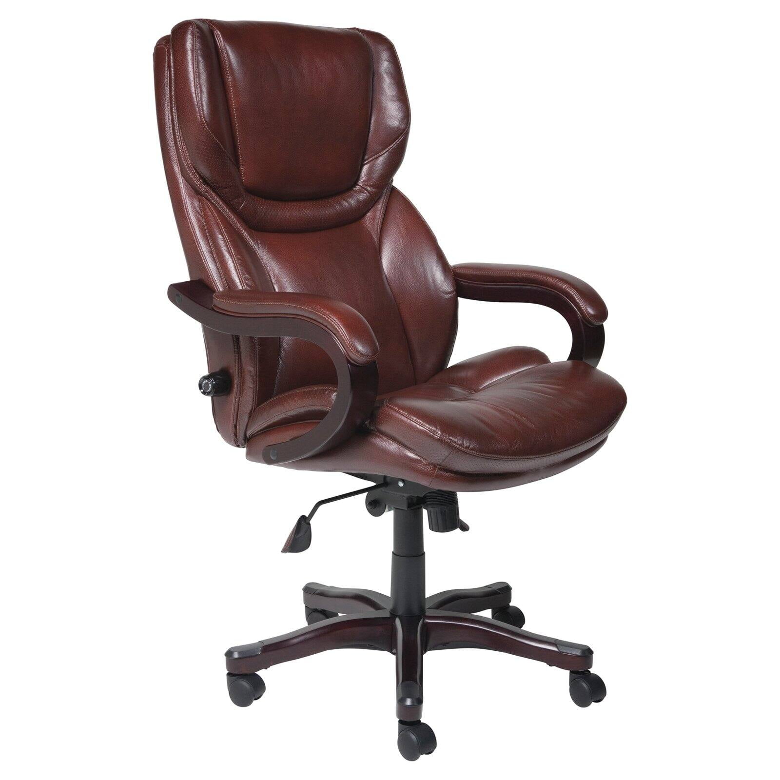 best big and tall office chair Serta executive big & tall bonded leather office chair, brown