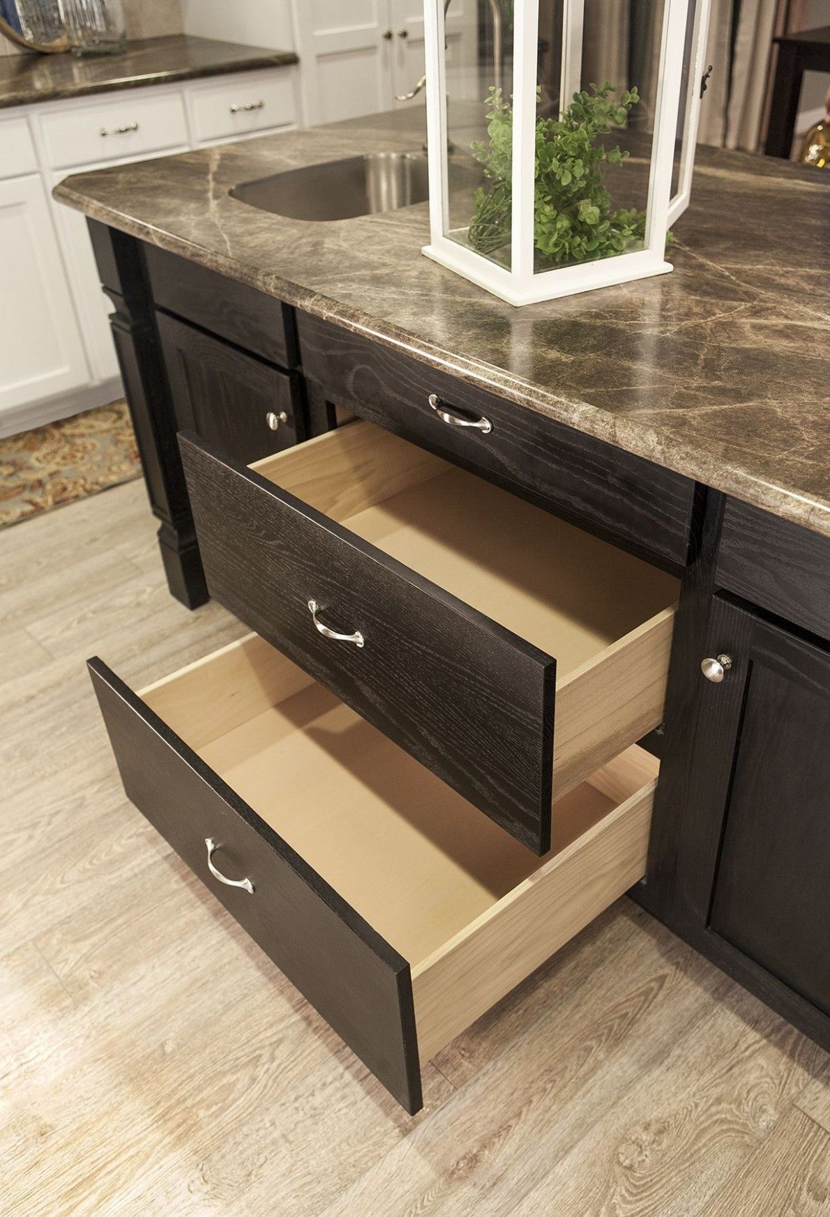 Lowe's Base Cabinets with Pots and Pan Drawers Storage pans drawers pots kitchen cabinets cabinet organizing organize organization better