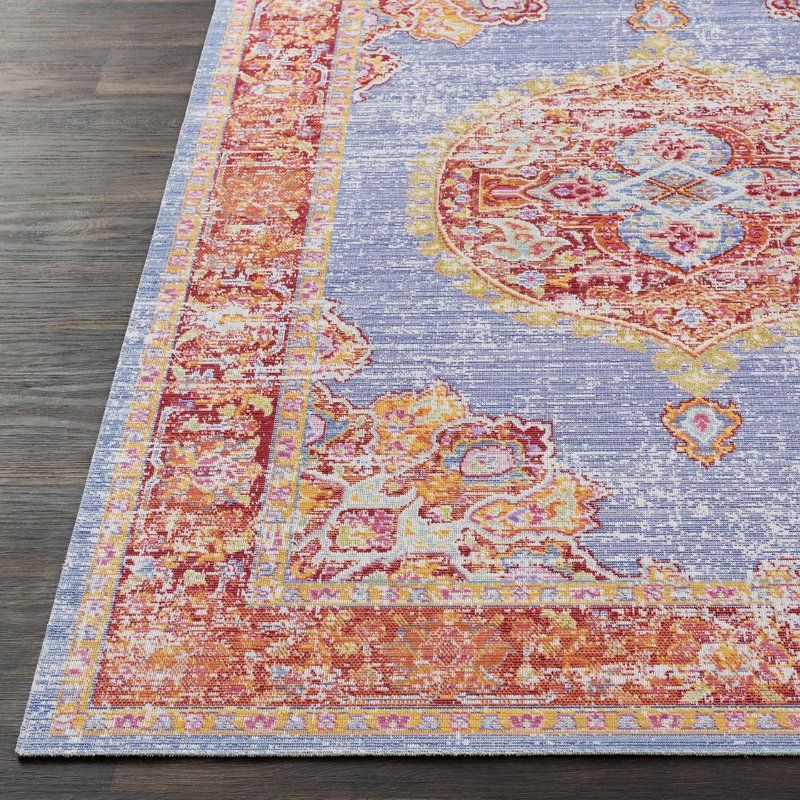 Blue Red and Beige Oriental Rug Loloi allmodern