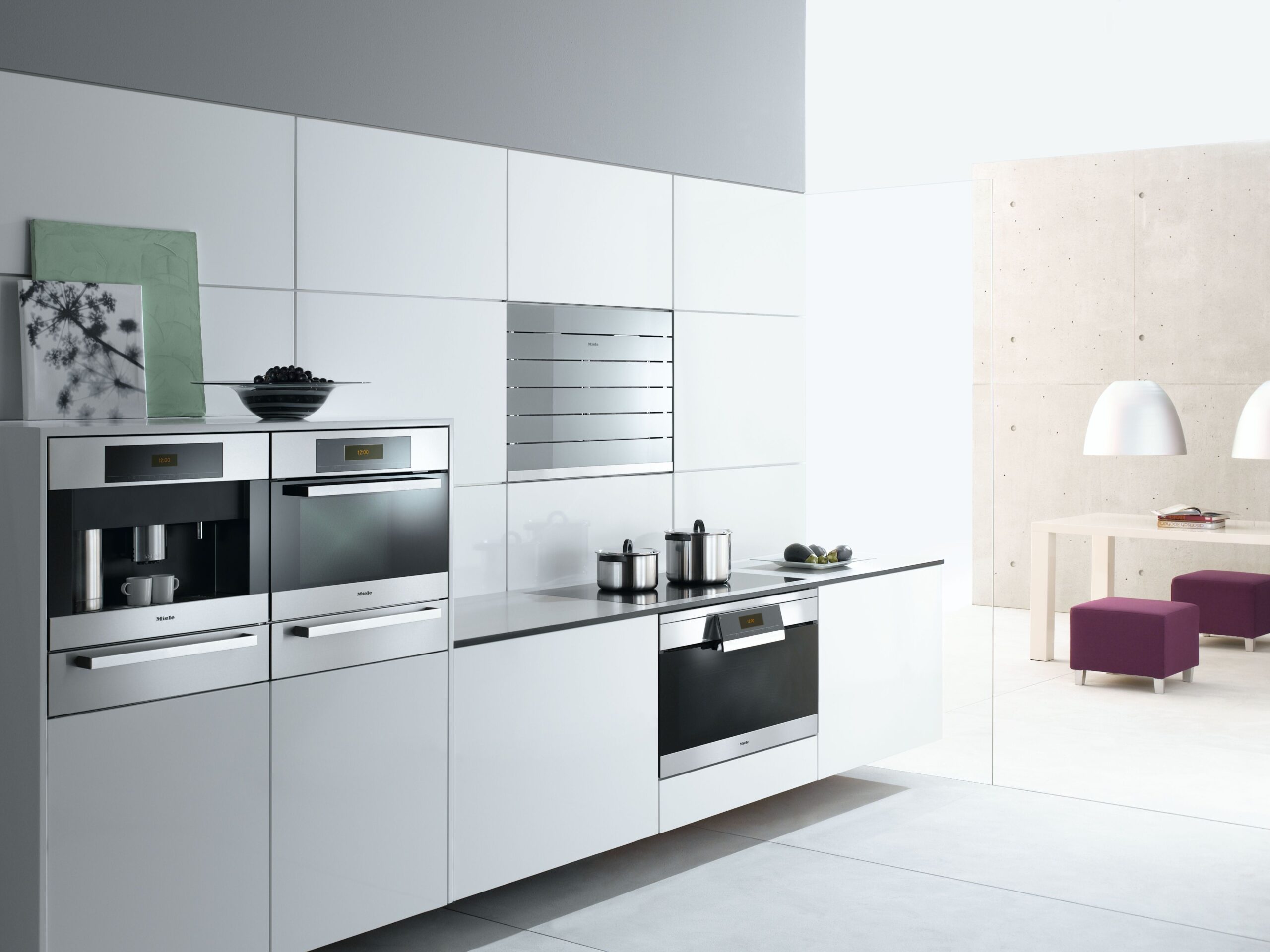 modern kitchen with white appliances Appliances reliability shaker flooded desefay repurpose