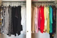 how to organize your closet by color How to set up a color coordinated closet