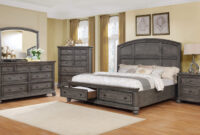 Cooper 6 Piece Queen Storage Bedroom Set Levin taryn minimalis putih regard dresser blueport brick ooo furnishingbyte