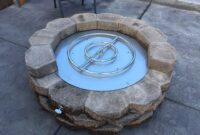 how to build a natural gas fire pit Arrington firepit propane