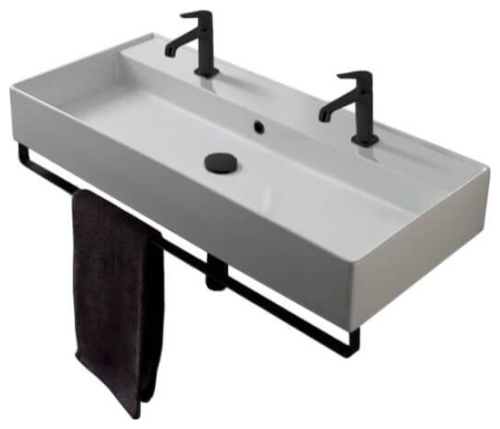 wall mount sink with towel bar Modern pedestal sink with towel bar – homesfeed