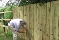 how to install wood fence post Fence installers – virginia beach, va – fences & decks by dan