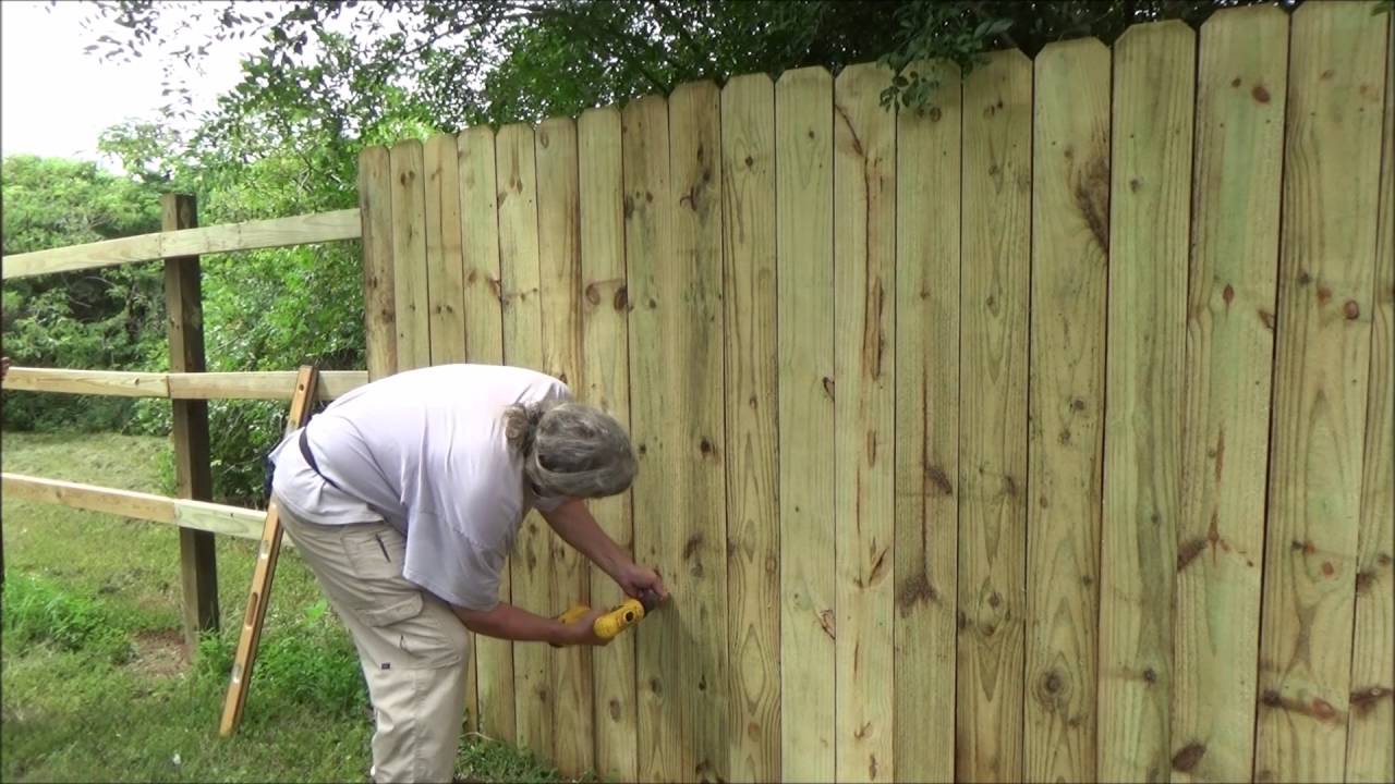 how to install wood fence post Fence installers – virginia beach, va – fences & decks by dan