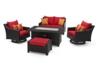 Rst Brands Deco Rst brands deco 8-piece motion wicker patio deep seating conversation