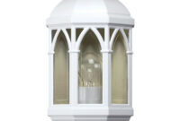 Outdoor White Glomar 3-light outdoor white wall lantern-hd-891